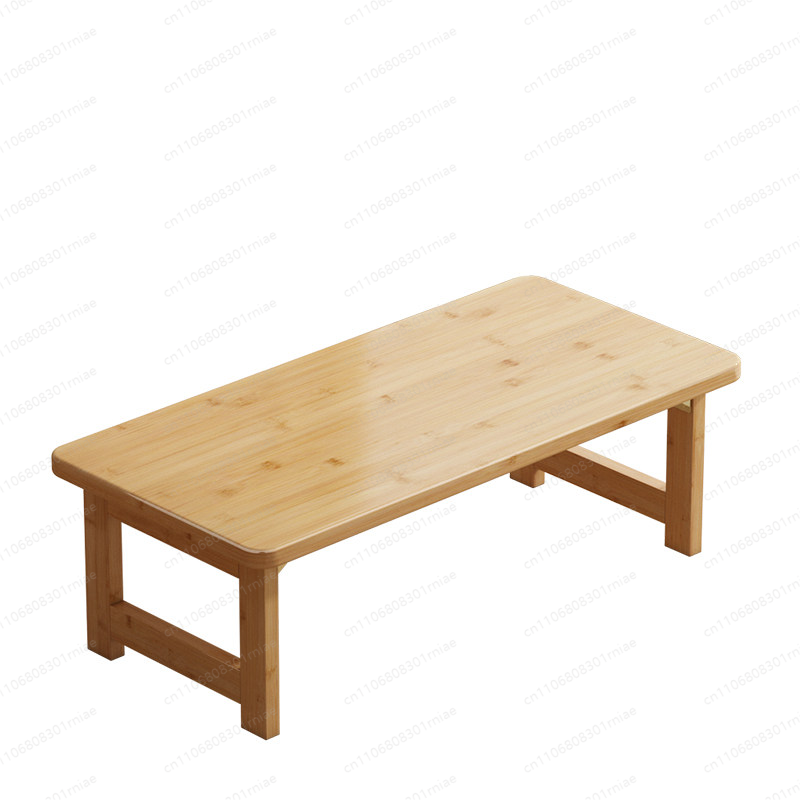 Desk Setup Maker - โต๊ะไม้ไผ่แข็งแรงแบบพับได้ โต๊ะเตี้ยแบบทาทามิอเนกประสงค์สำหรับใช้งานริมหน้าต่าง เตียง แล็ปท็อป ทำงาน ดื่มกาแฟ