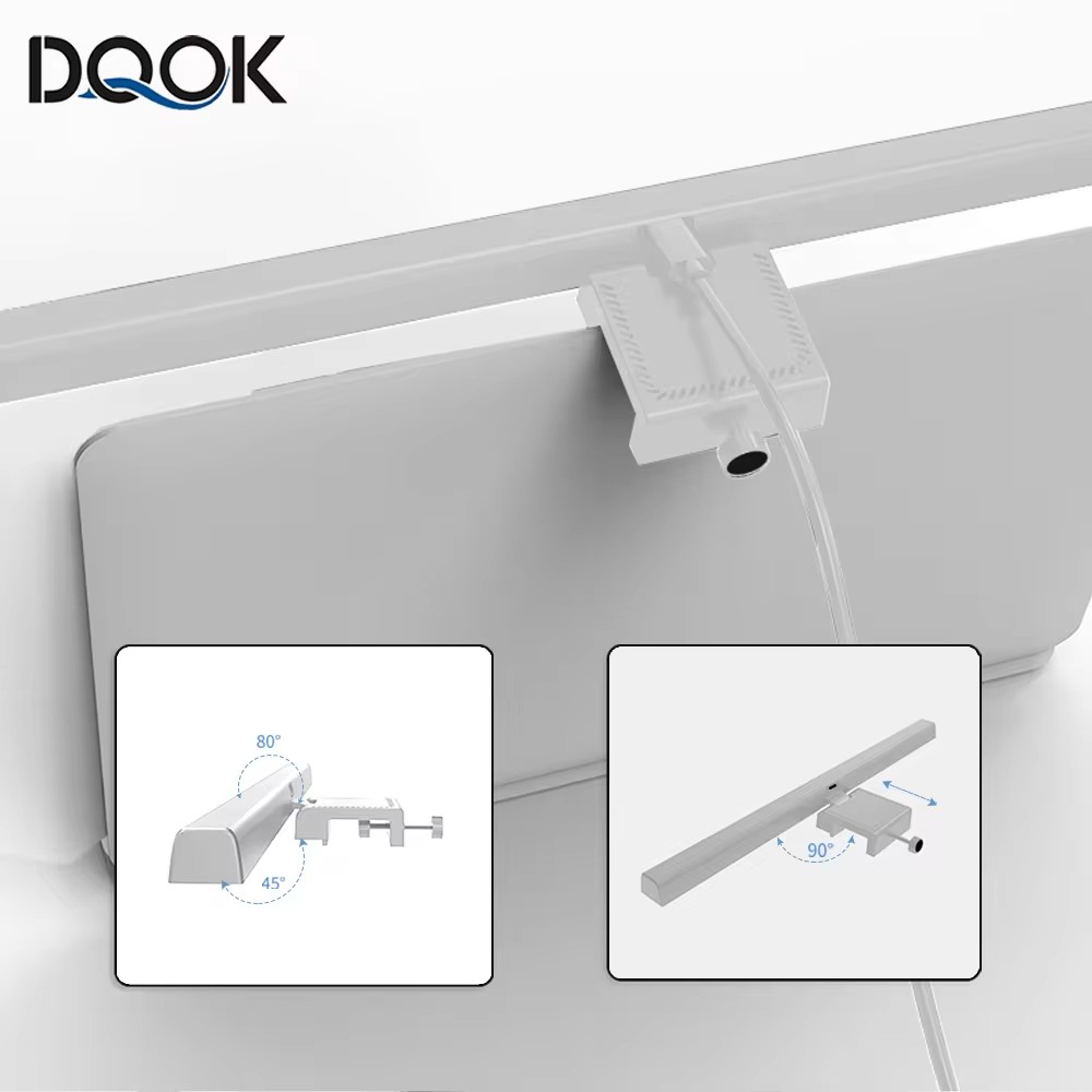 Desk Setup Maker - โคมไฟ LED ตั้งโต๊ะสำหรับคอมพิวเตอร์แล็ปท็อปโคมไฟแขวนบนโต๊ะไฟอ่านหนังสือสำนักงานสำหรับหน้าจอ LCD