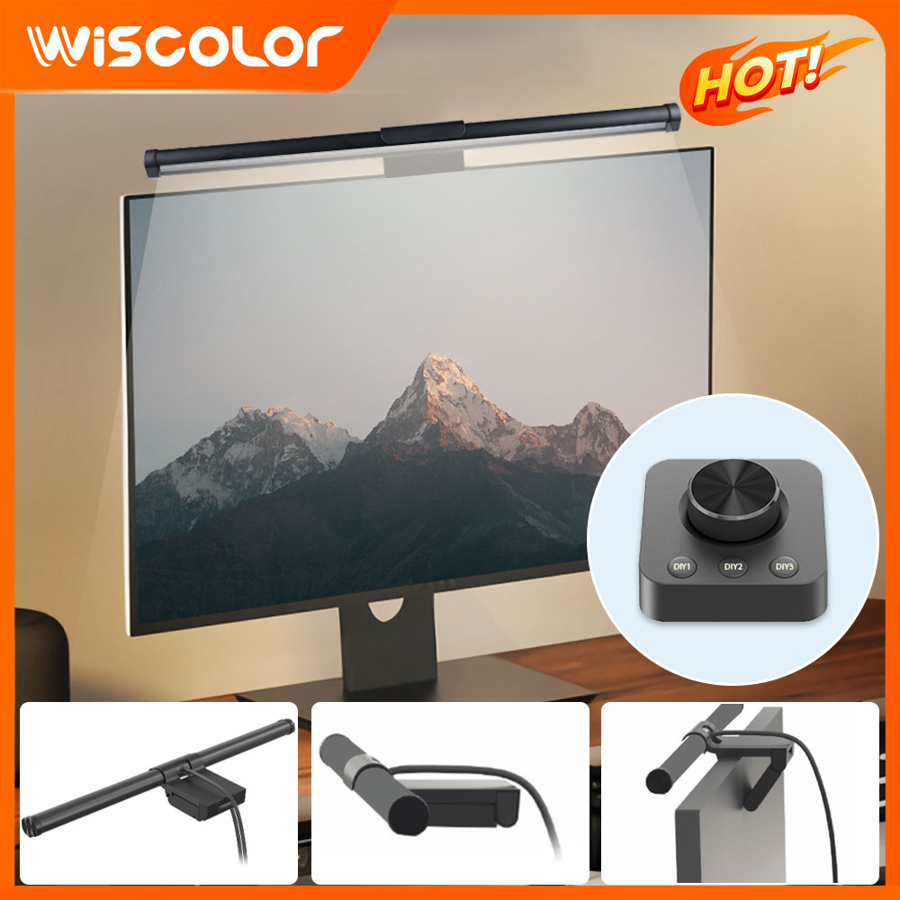 Desk Setup Pc - ไฟ RGB สำหรับตกแต่งจอคอมพิวเตอร์ ไฟ LED ปรับความสว่างได้