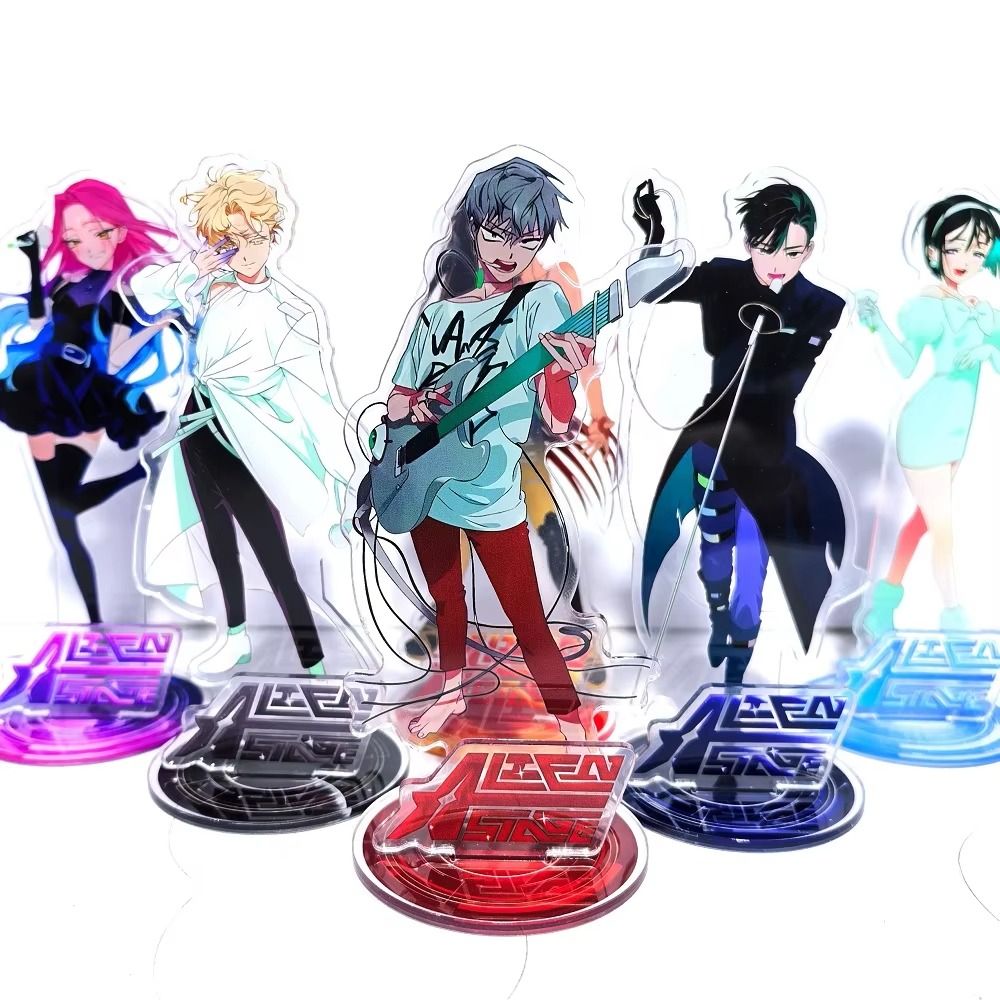 Desk Setup Room - ขาตั้งอะคริลิค Kawaii Alien Stage Luka Mizi