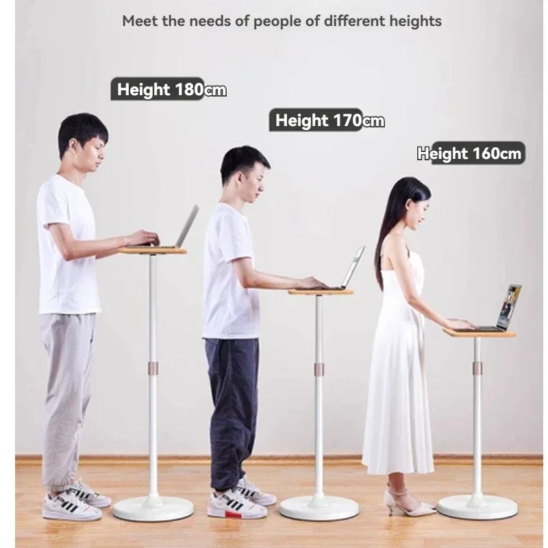 Desk Setup Streaming - โต๊ะทำงานแบบยืนปรับระดับความสูงได้ ขนาดกะทัดรัด—เหมาะสำหรับการจัดเตรียมไลฟ์สตรีมขนาดเล็ก, งานออฟฟิศ, โต๊ะคอมพิวเตอร์สูง