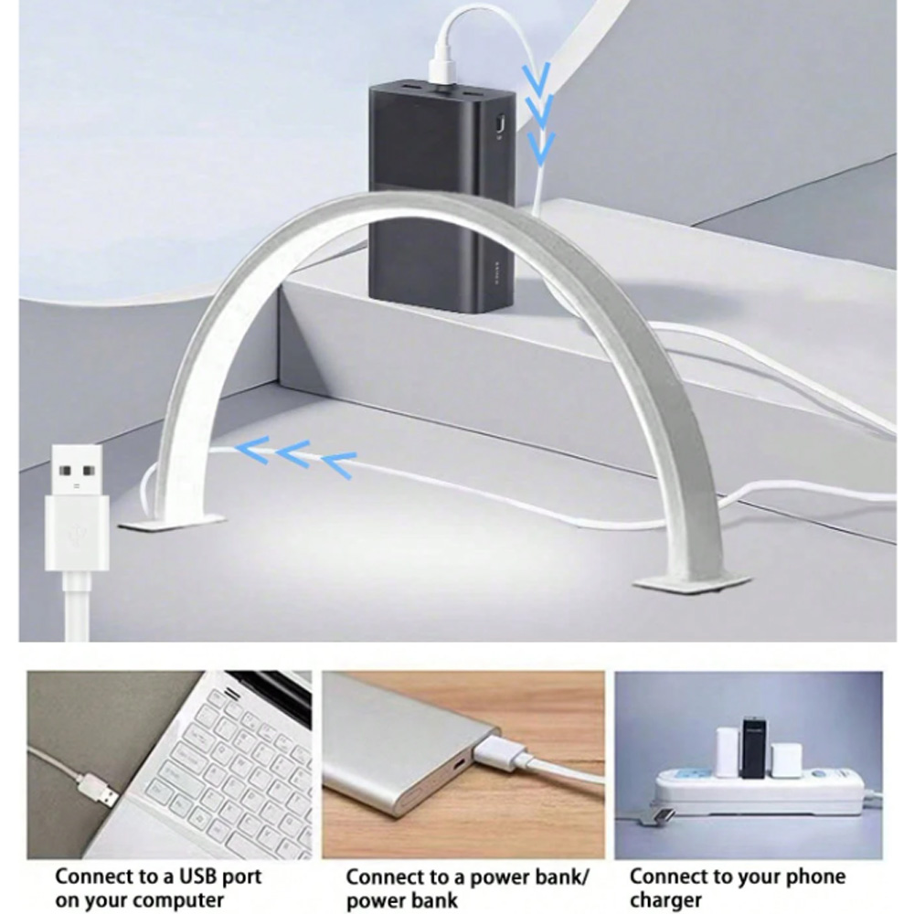 Desk Setup Room - โคมไฟเล็บ 40/66 ซม. ไฟเสริม USB 5V