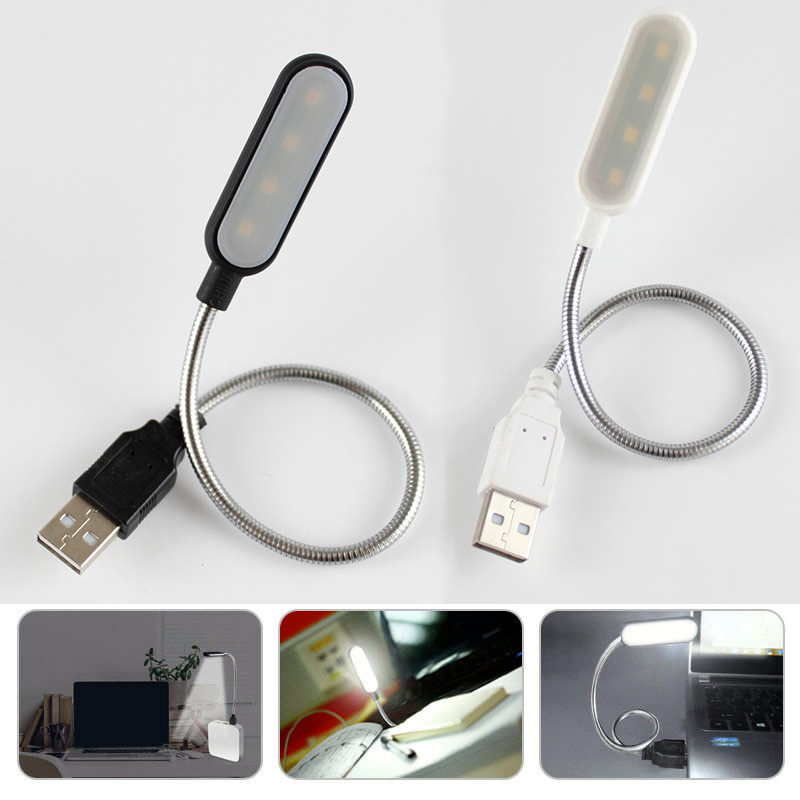 MINI 4 LED โคมไฟหนังสือแบบพกพา - Desk Setup Maker บทวิจารณ์และราคา