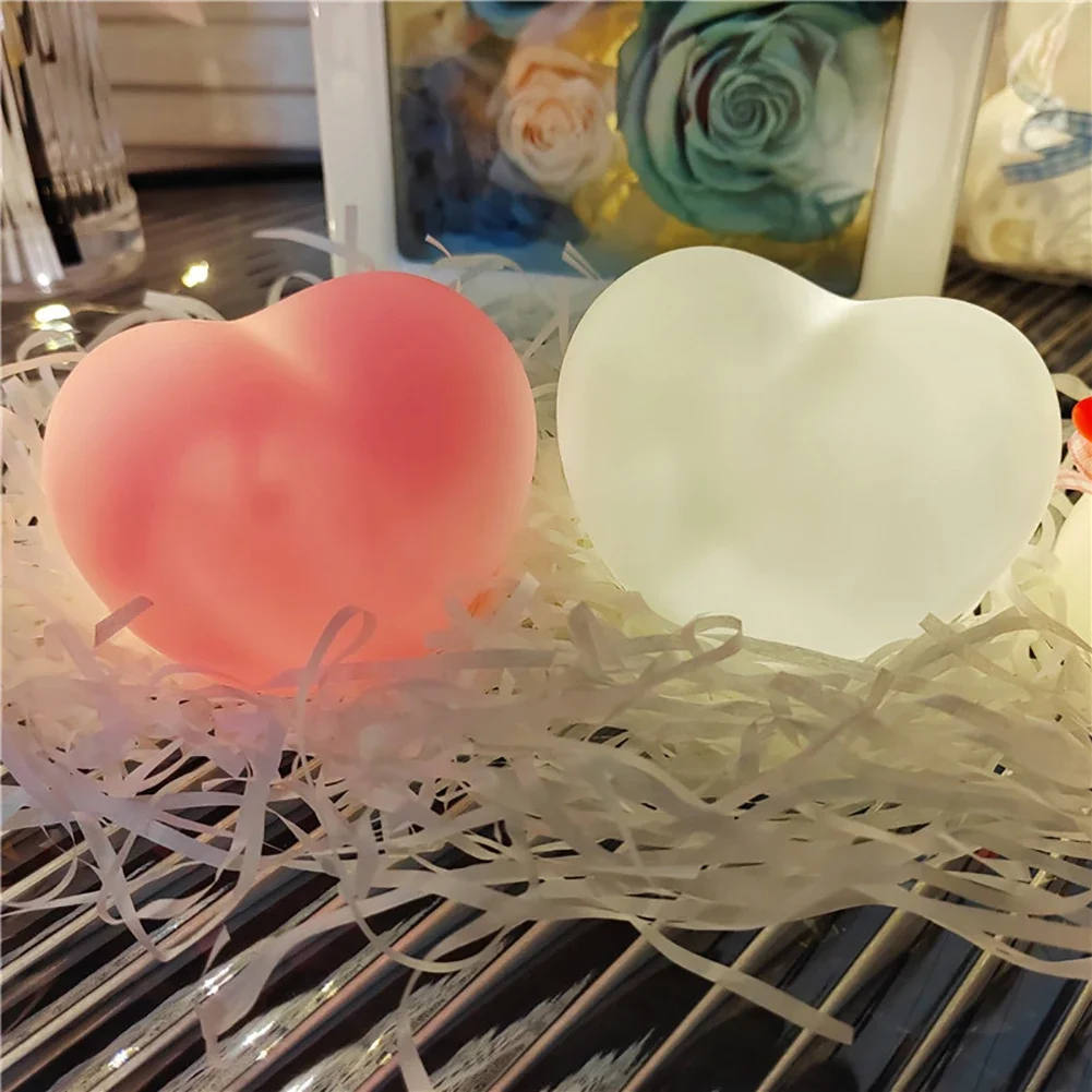Creative Love Heart LED 3D โคม - Yellow Desk Setup บทวิจารณ์และราคา