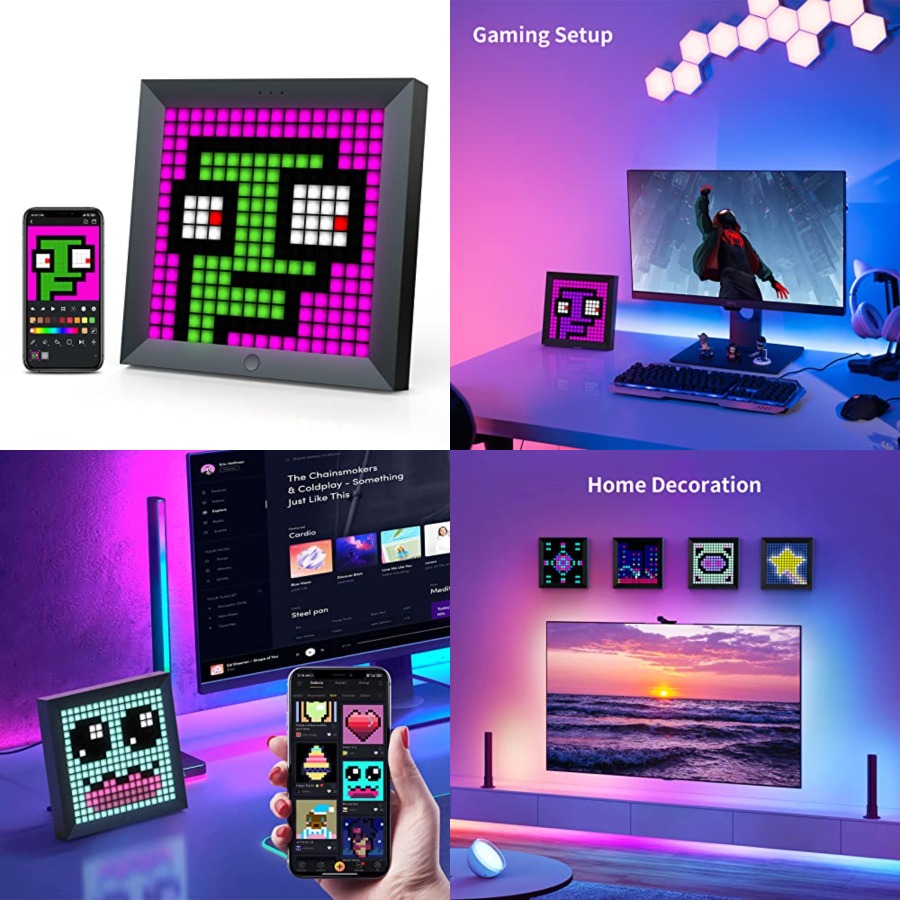 แผงแสดงผลพิกเซลไฟ LED เหมาะสำห - Desk Setup Room บทวิจารณ์และราคา