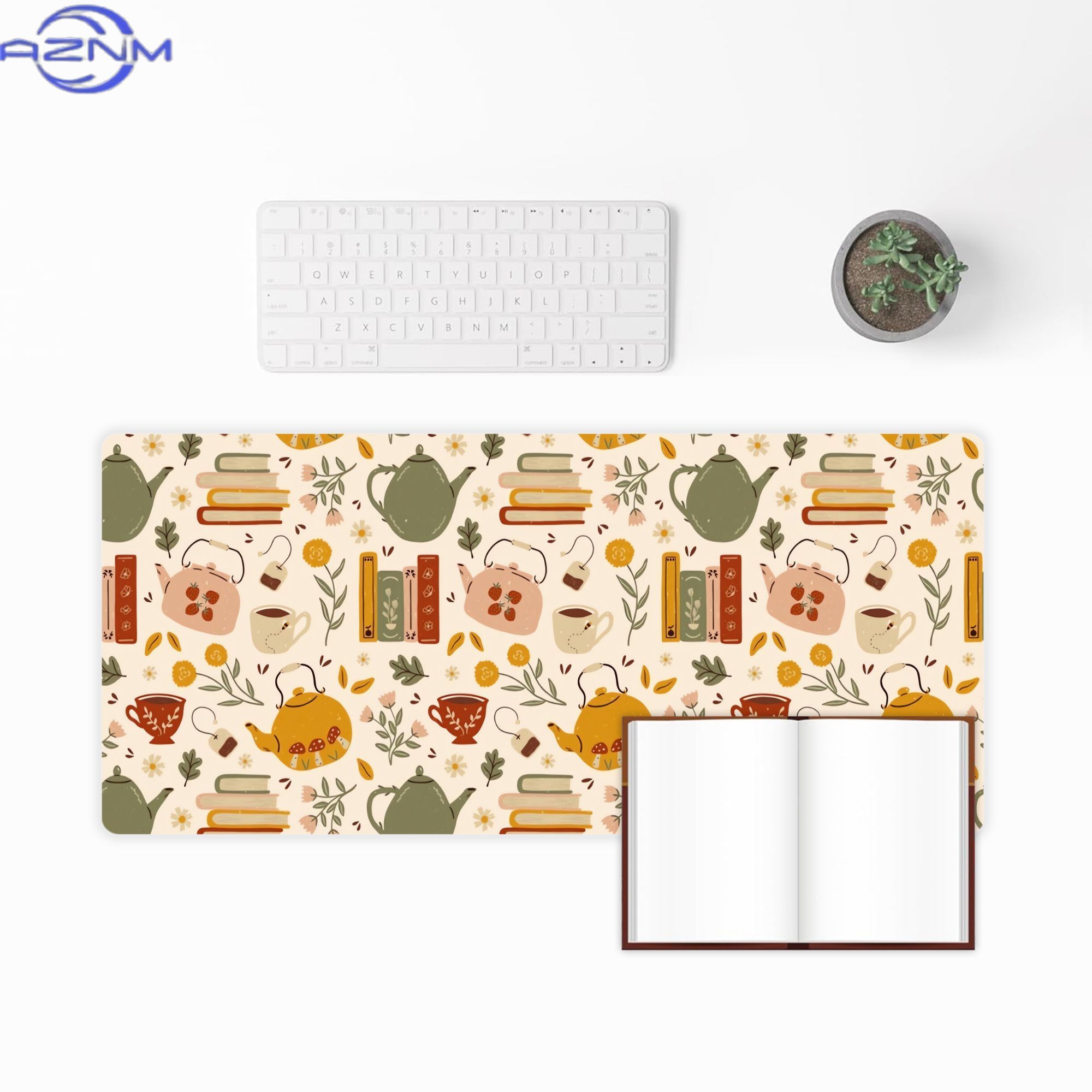 แผ่นรองโต๊ะขนาดใหญ่ลายดอกไม้แล - Your Desk Setup บทวิจารณ์และราคา