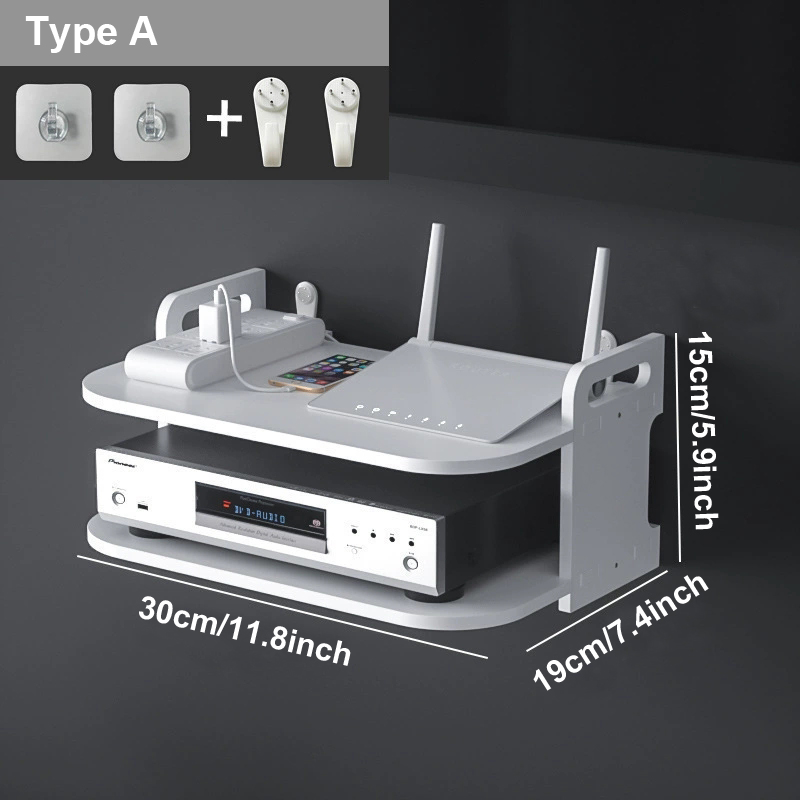 ชั้นวางติดผนังสำหรับจัดเก็บสาย - Desk Setup Shelves บทวิจารณ์และราคา