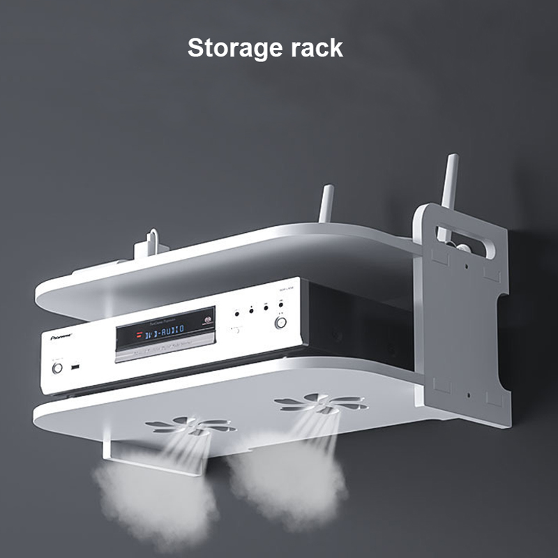ชั้นวางติดผนังสำหรับจัดเก็บสาย - Desk Setup Shelves บทวิจารณ์และราคา