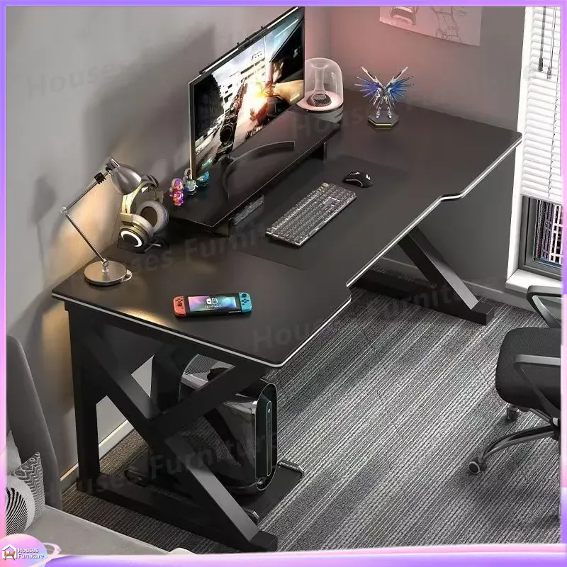 โต๊ะเกมมิ่งคาเฟ่เมทัลสีดำ โต๊ะ - Desk Setup Pc บทวิจารณ์และราคา