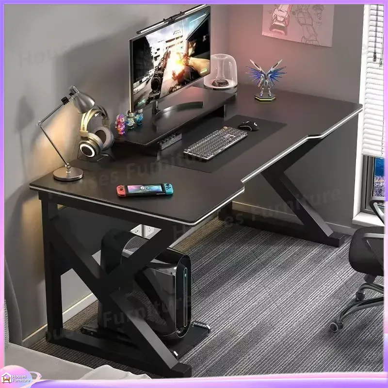 โต๊ะเกมมิ่งคาเฟ่เมทัลสีดำ โต๊ะ - Desk Setup Pc บทวิจารณ์และราคา