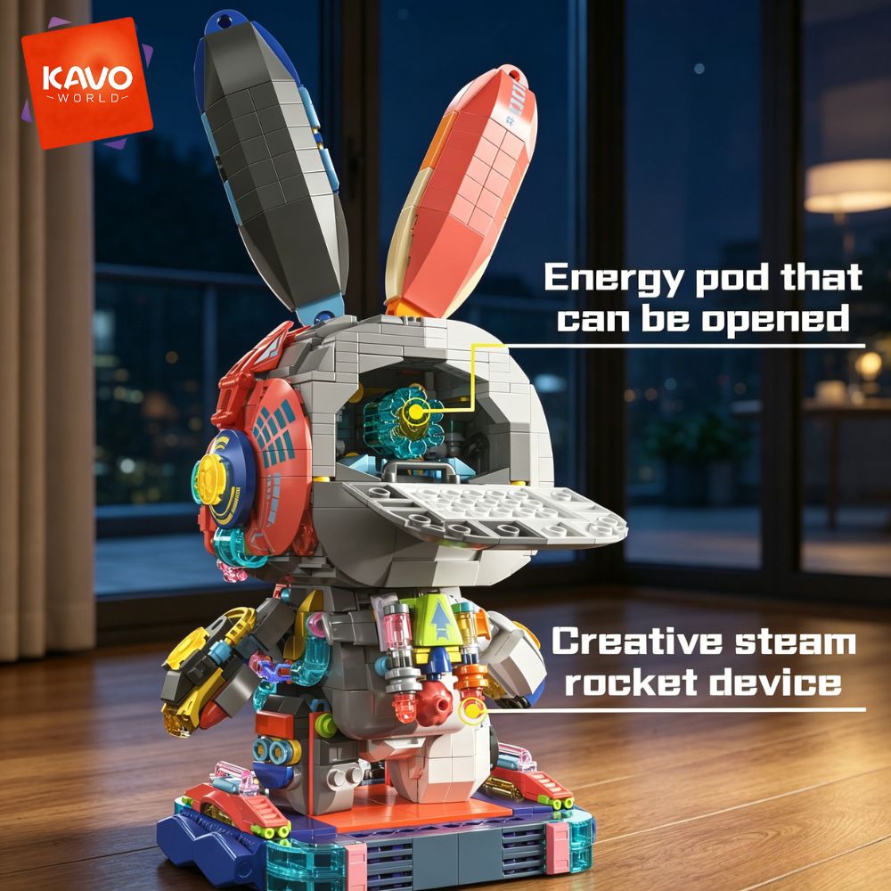 KAVOWORLD ชุดตัวต่อหุ่นยนต์กระ - Desk Setup Enthusiast บทวิจารณ์และราคา