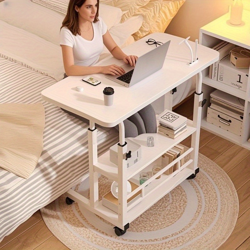 โต๊ะพับอเนกประสงค์พร้อมล้อ ปรั - Desk Setup Shelves บทวิจารณ์และราคา