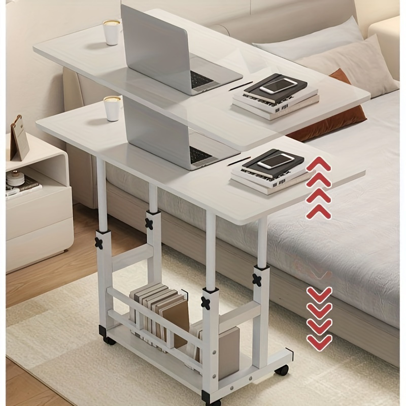 โต๊ะพับอเนกประสงค์พร้อมล้อ ปรั - Desk Setup Shelves บทวิจารณ์และราคา