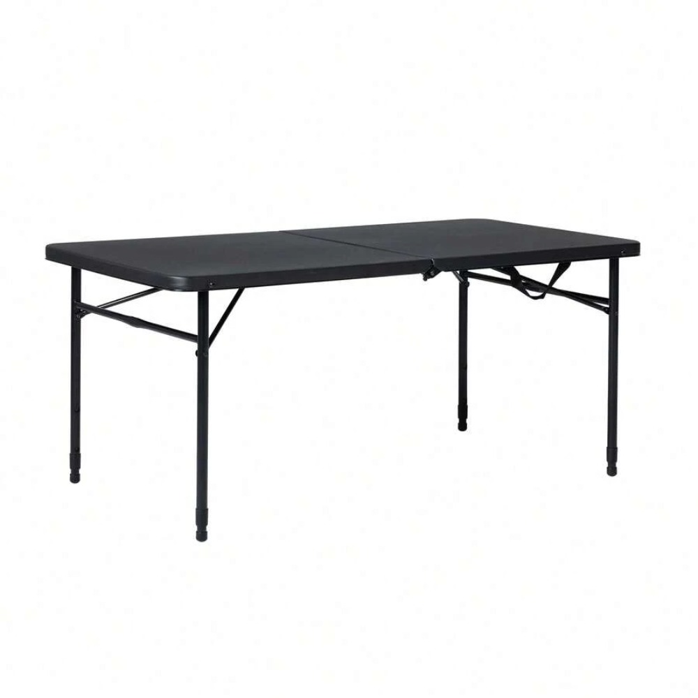 โต๊ะพับได้แบบปรับระดับได้ ขนาด - Desk Setup Black And Wood บทวิจารณ์และราคา