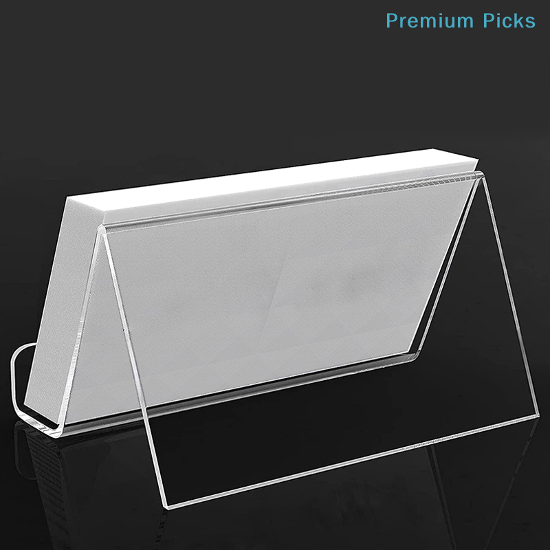 ที่วางนามบัตรอะคริลิกใสแบบพกพา - Desk Setup Shelves บทวิจารณ์และราคา
