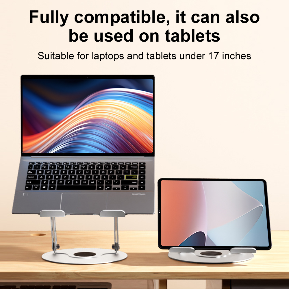360 °   ขาตั้งแล็ปท็อปแบบหมุนไ - Desk Setup Pc บทวิจารณ์และราคา