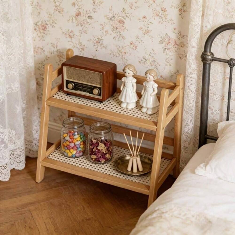 ชั้นวางของบนเคาน์เตอร์ไม้ไผ่ 2 - Desk Setup Shelves บทวิจารณ์และราคา