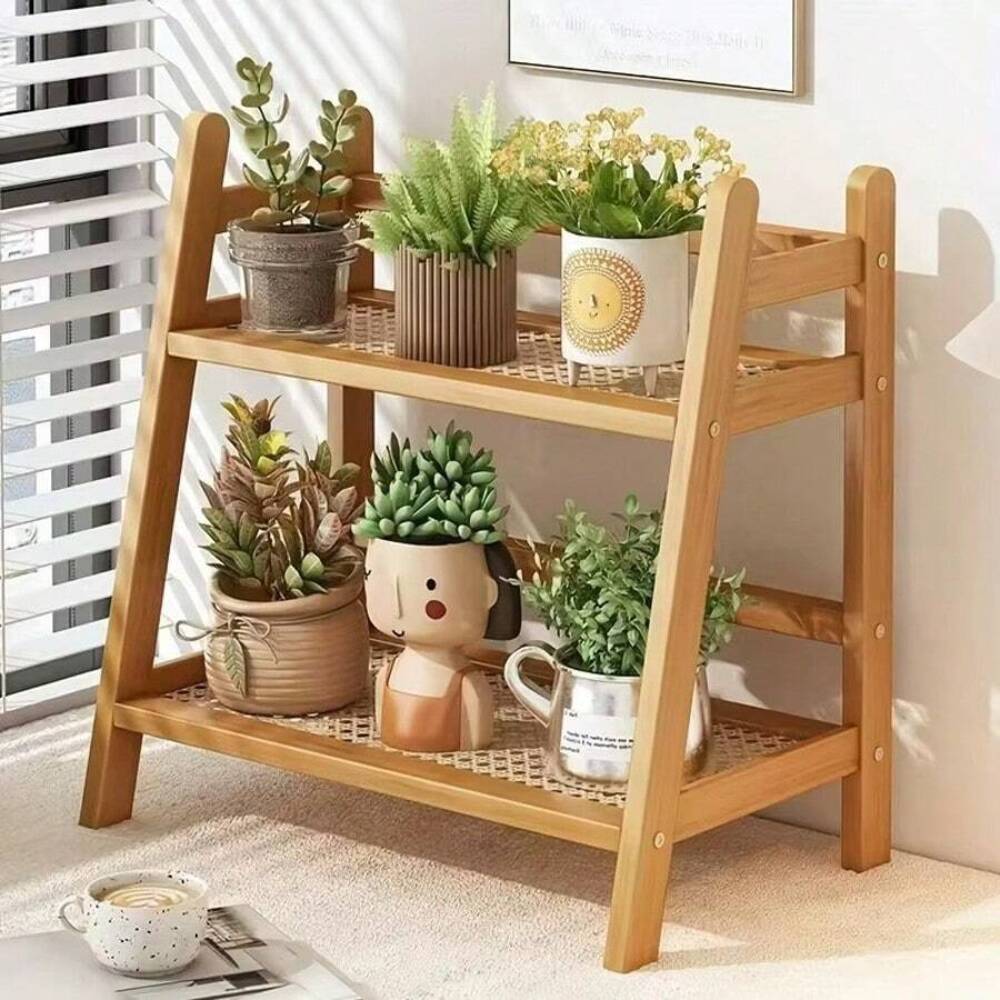 ชั้นวางของบนเคาน์เตอร์ไม้ไผ่ 2 - Desk Setup Shelves บทวิจารณ์และราคา