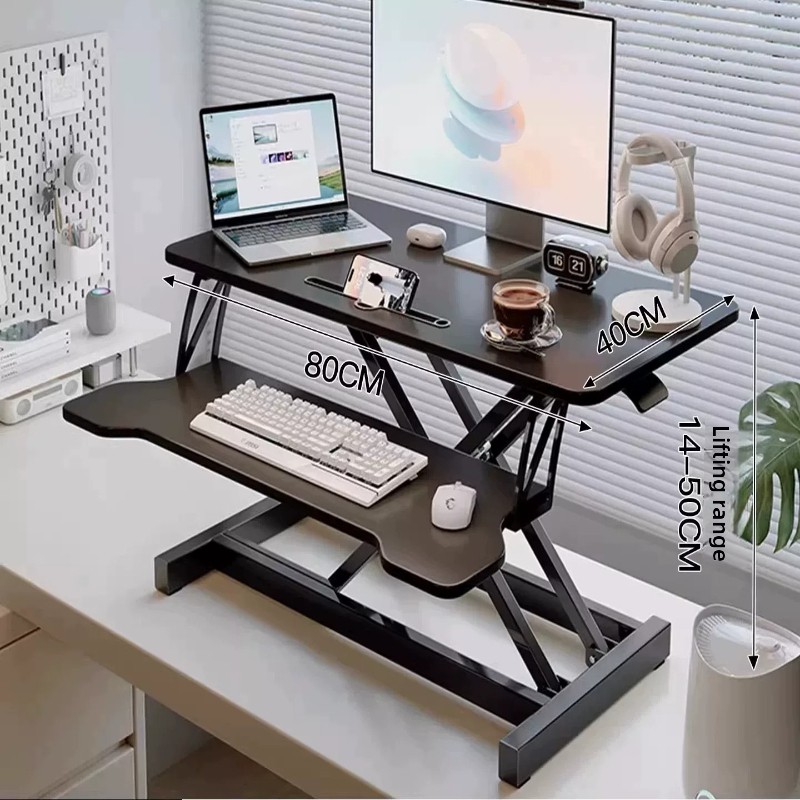โต๊ะทำงานแบบยืน ปรับความสูงได้ - Desk Setup Pc บทวิจารณ์และราคา