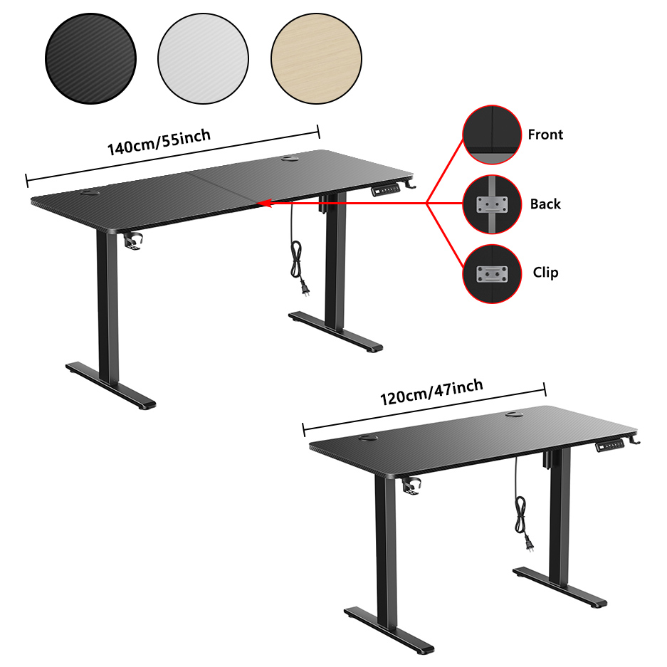 โต๊ะทำงานปรับระดับความสูงได้ด้ - Desk Setup Pc บทวิจารณ์และราคา