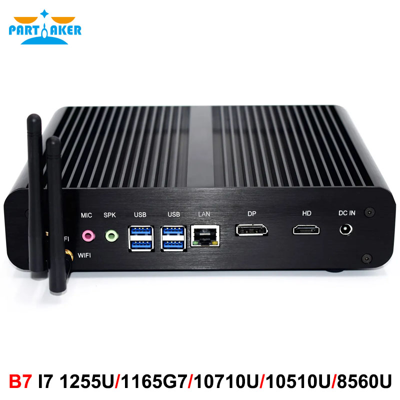 มินิพีซีไร้พัดลม Partaker รุ่น - Intel Cpu Core I7 บทวิจารณ์และราคา