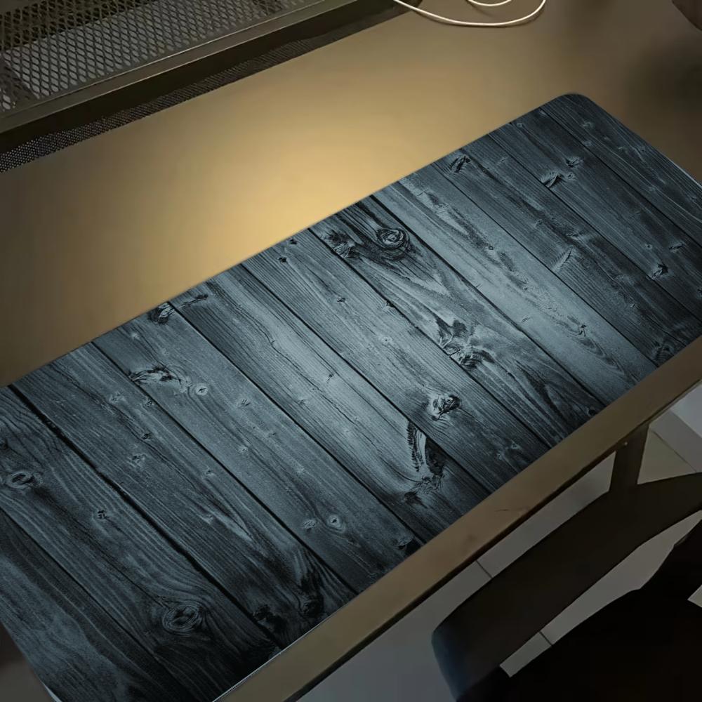 แผ่นรองเมาส์ไม้สีดำ อุปกรณ์ตกแ - Desk Setup Black And Wood บทวิจารณ์และราคา