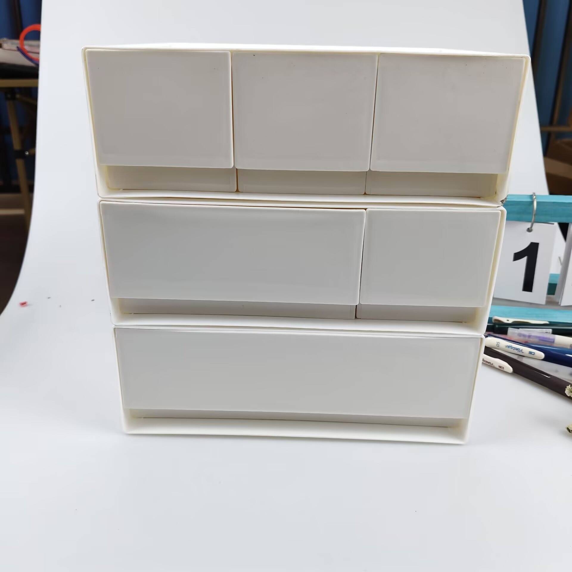 กล่องเก็บของบนโต๊ะ, ลิ้นชัก, ช - Desk Setup Shelves บทวิจารณ์และราคา