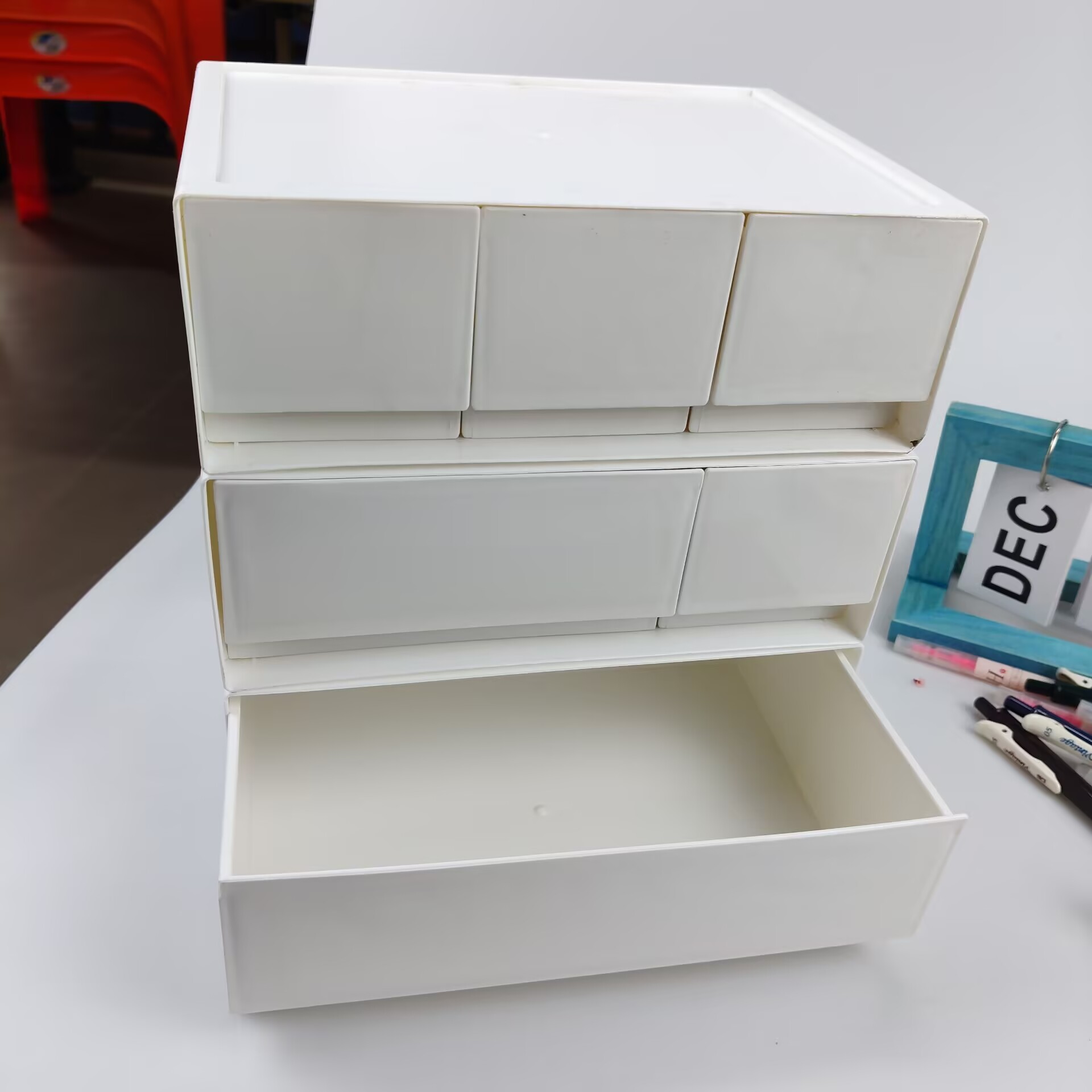 กล่องเก็บของบนโต๊ะ, ลิ้นชัก, ช - Desk Setup Shelves บทวิจารณ์และราคา