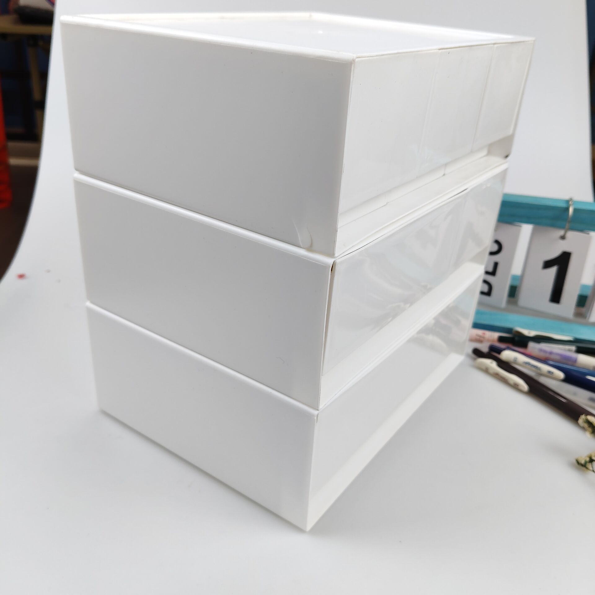 กล่องเก็บของบนโต๊ะ, ลิ้นชัก, ช - Desk Setup Shelves บทวิจารณ์และราคา
