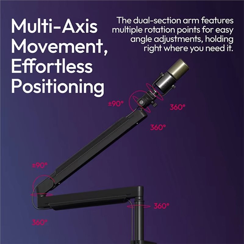 A99E-ZJ05 ไมโครโฟนบูมปรับระดับ - Desk Setup Streaming บทวิจารณ์และราคา