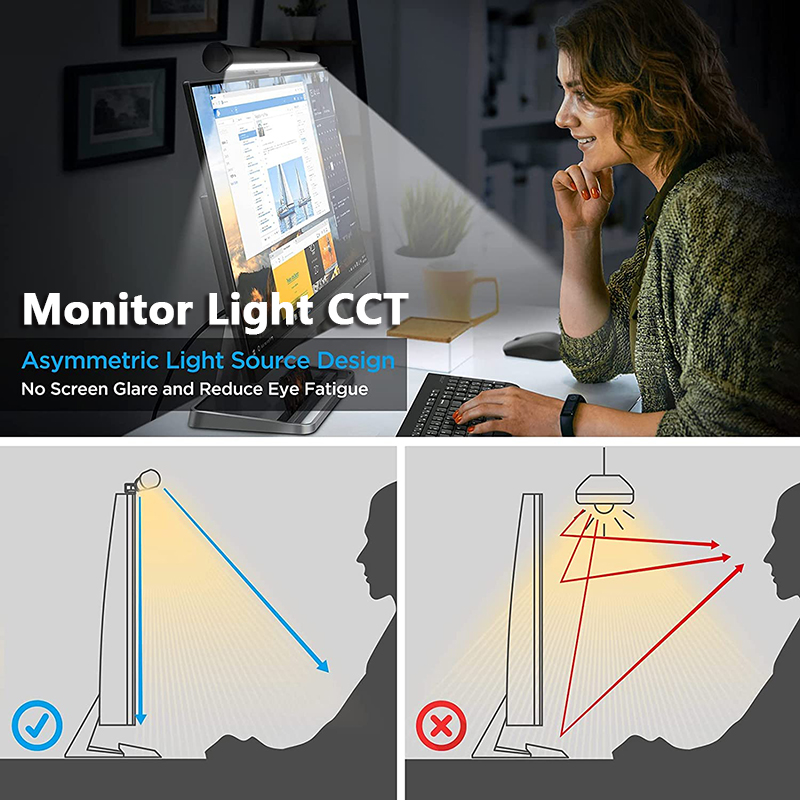 โคมไฟตั้งโต๊ะ RGB ขนาด 40 ซม.  - Yellow Desk Setup บทวิจารณ์และราคา