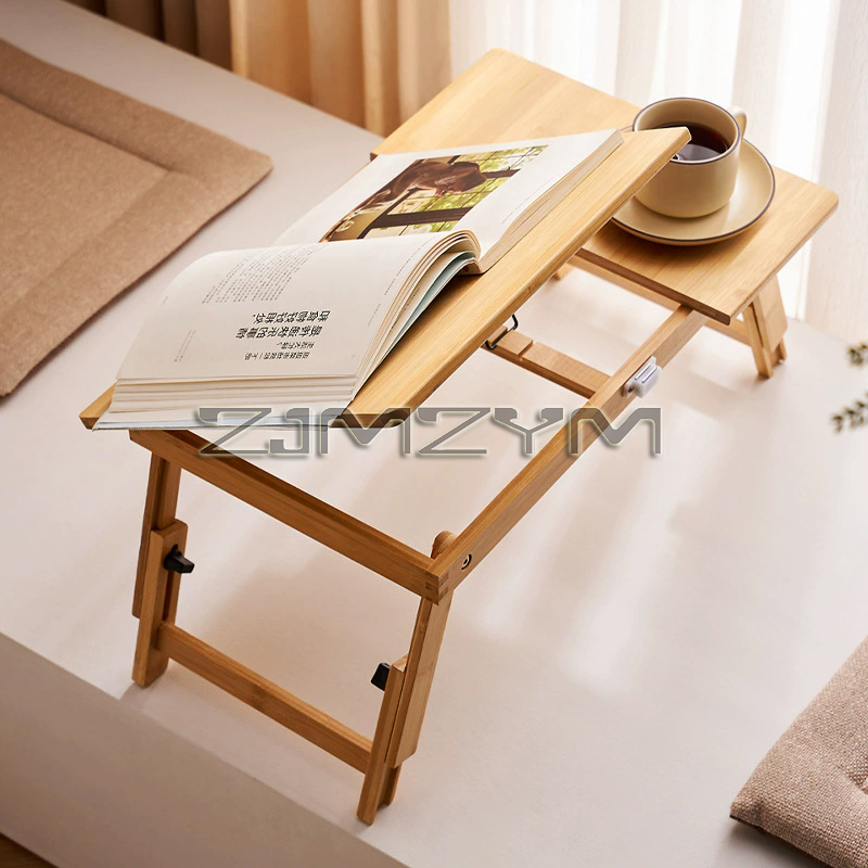 โต๊ะวางแล็ปท็อปแบบพับได้ ไม้ไผ - Desk Setup Maker บทวิจารณ์และราคา