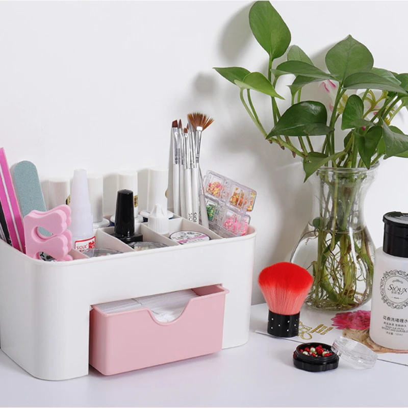 Nail Art Organizer เดสก์ท็อปลิ - Desk Setup Shelves บทวิจารณ์และราคา