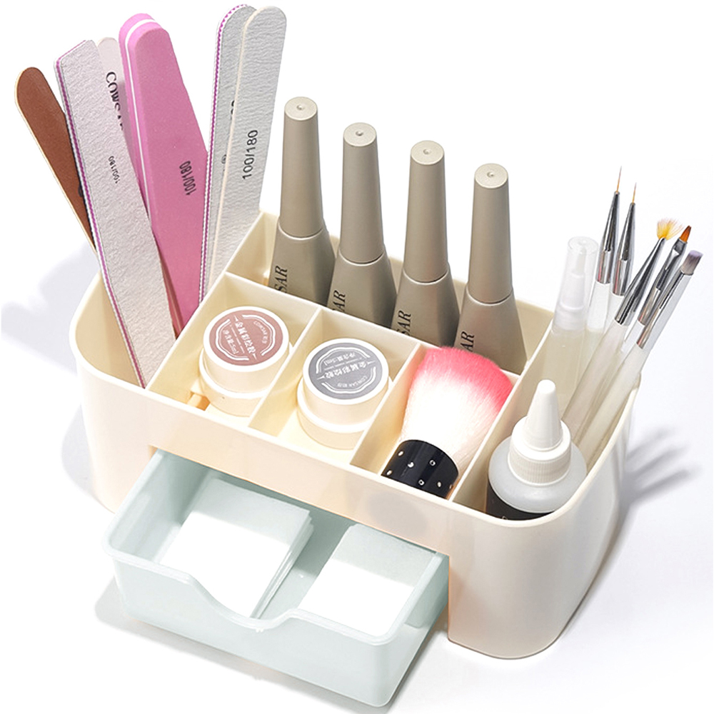 Nail Art Organizer เดสก์ท็อปลิ - Desk Setup Shelves บทวิจารณ์และราคา