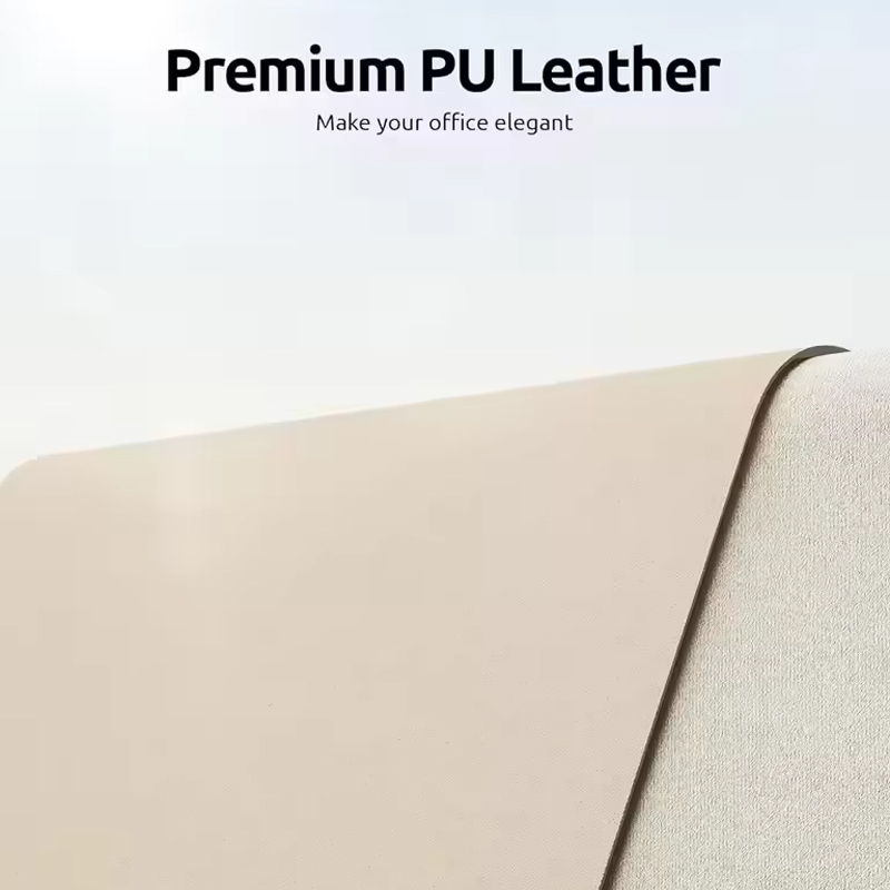 แผ่นรองเมาส์หนัง PU สีชมพูหวาน - Yellow Desk Setup บทวิจารณ์และราคา