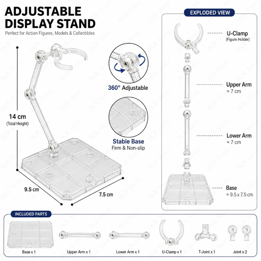 1/3/5/10 ชิ้นอะคริลิคใสขาตั้งฟ - Desk Setup Shelves บทวิจารณ์และราคา