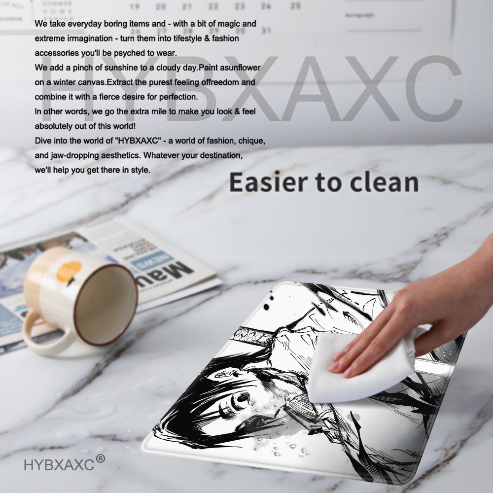 แผ่นรองเมาส์อนิเมะสีดำและสีขาว - Desk Setup Maker บทวิจารณ์และราคา